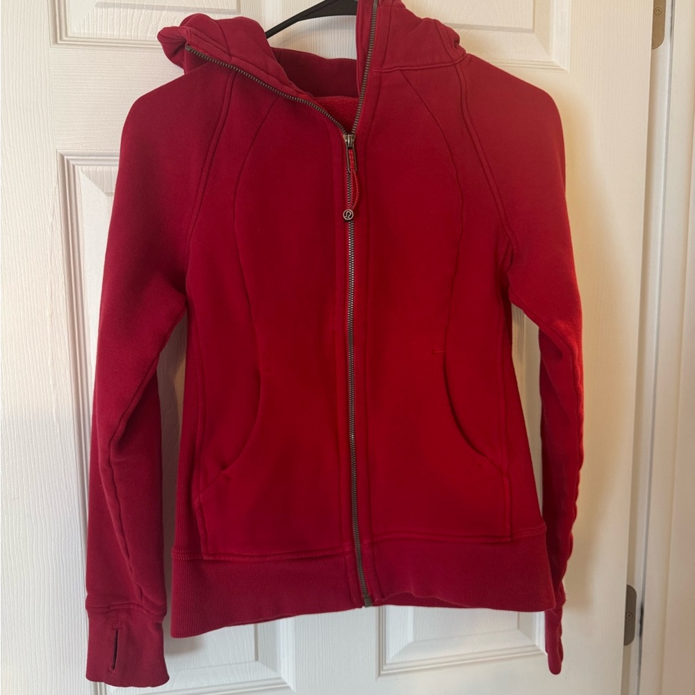 lululemon athletica Red Hoodie